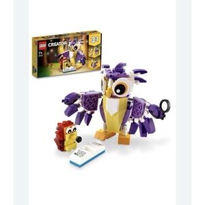 LEGO CREATOR: Fantasy Forest Creatures 31125 3-in 1 Owl Squirrel Rabbit-NEW
